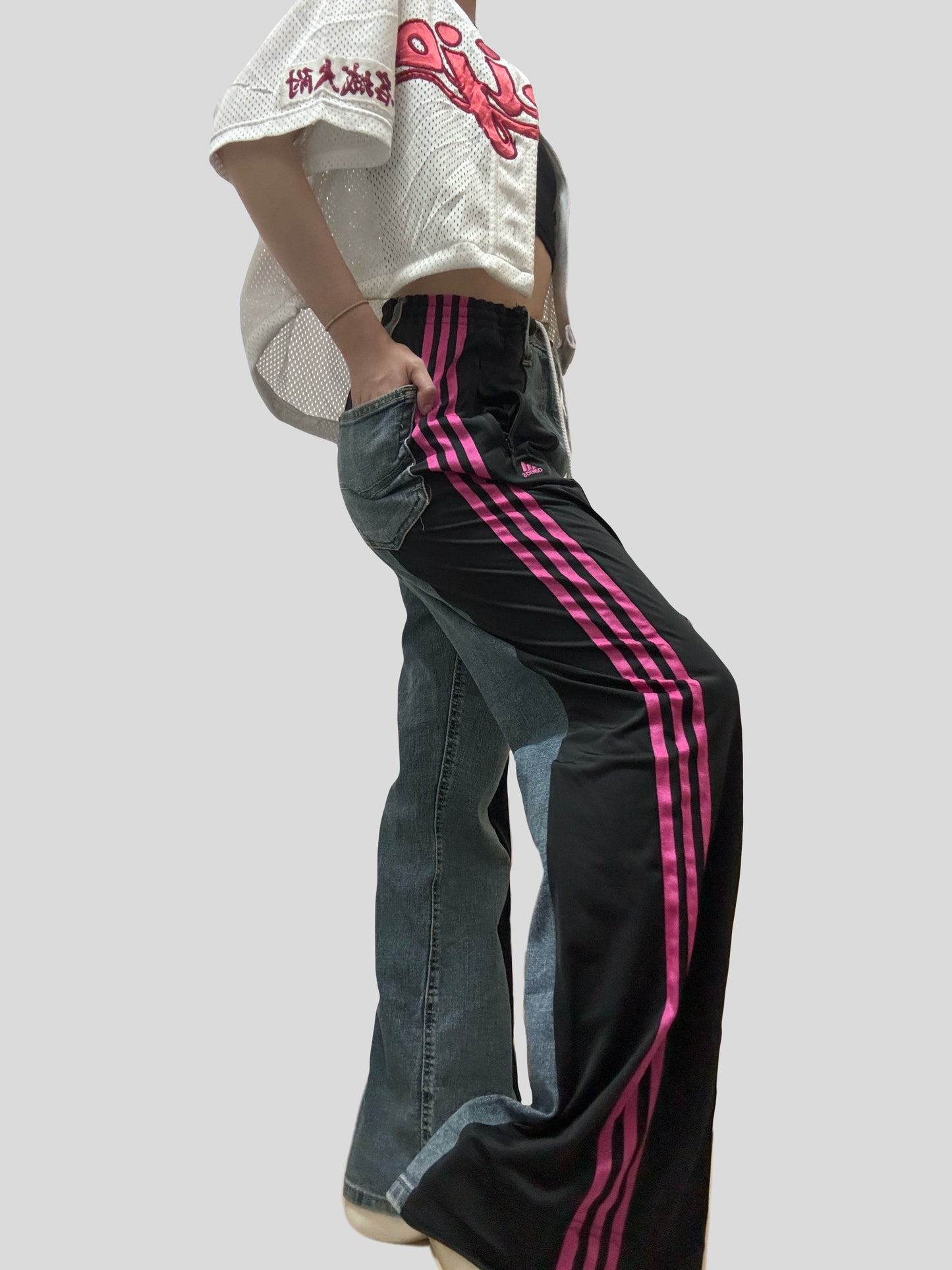 Blackpink Adidas Remade Jeans X Sweatpants #11