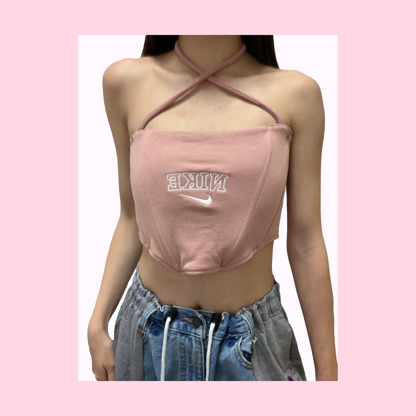 Pink Nike Remade Corset
