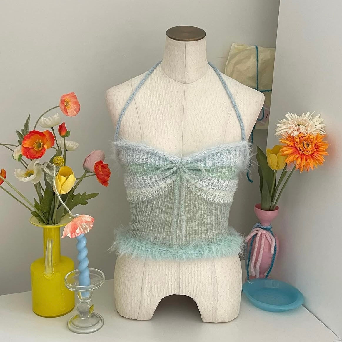 Handmade Crochet Top #6 ୨୧