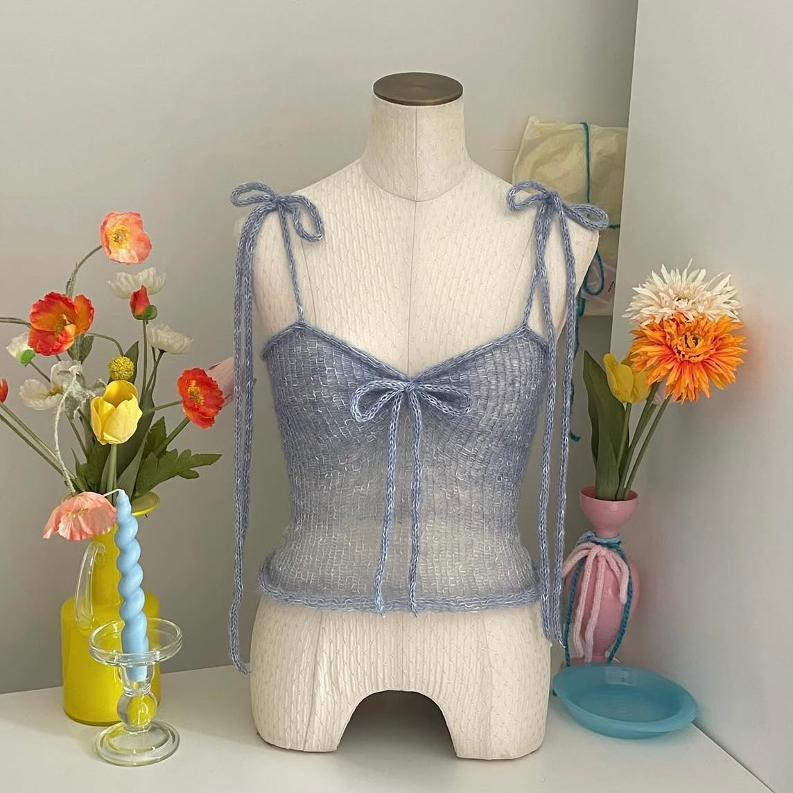 Handmade Crochet Top #5 ୨୧