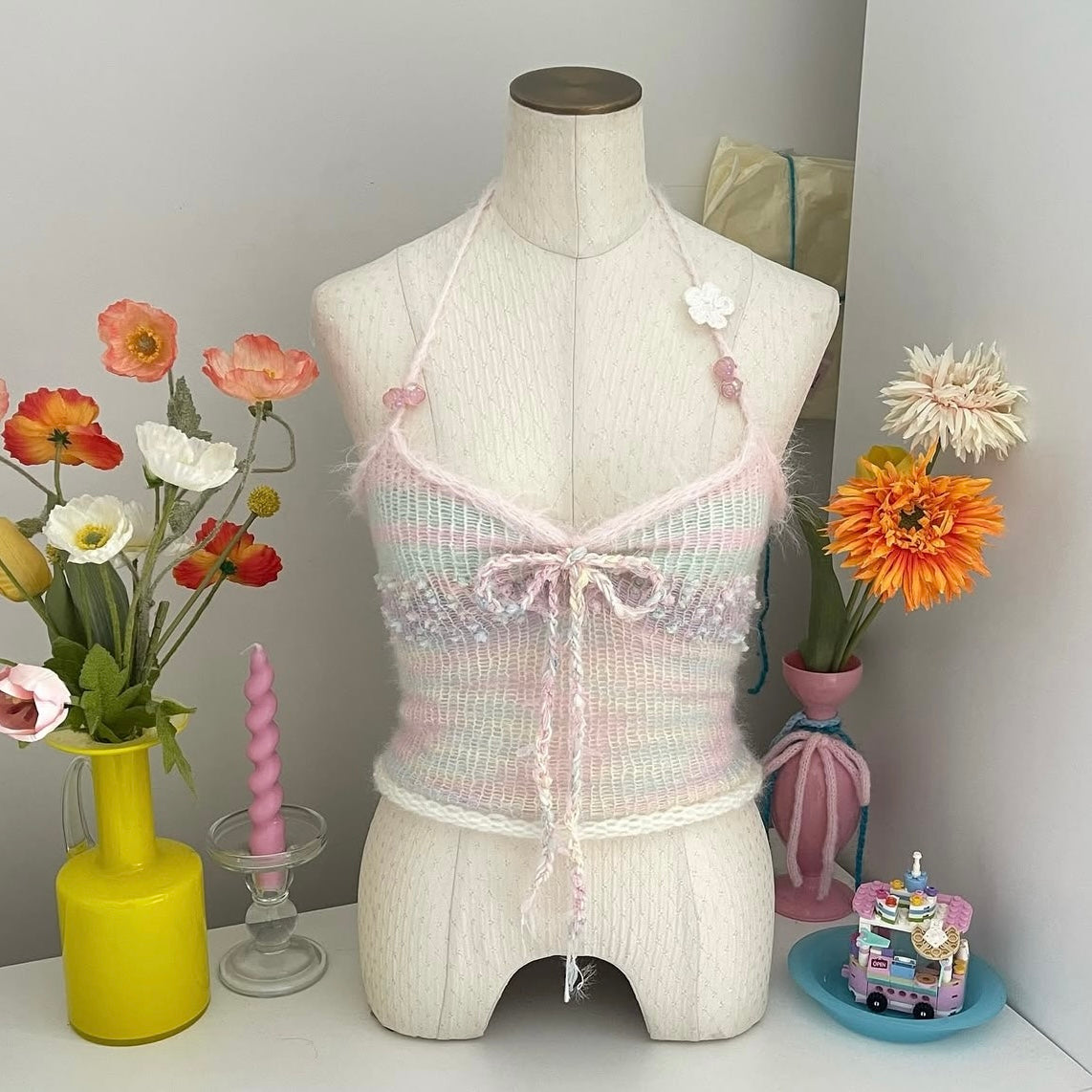 Handmade Crochet Top #4 ୨୧