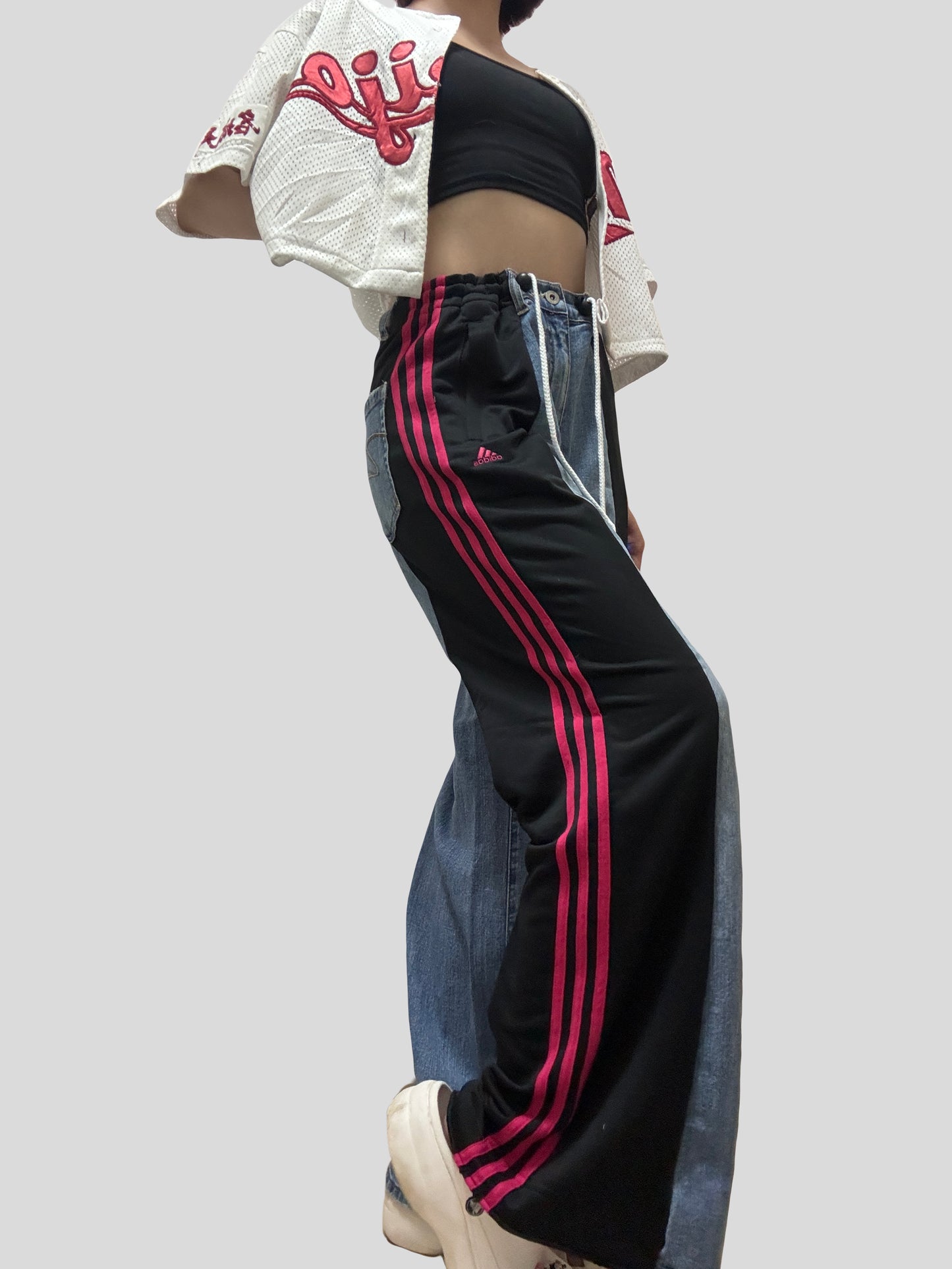 Blackpink Adidas Remade Jeans X Sweatpants #13
