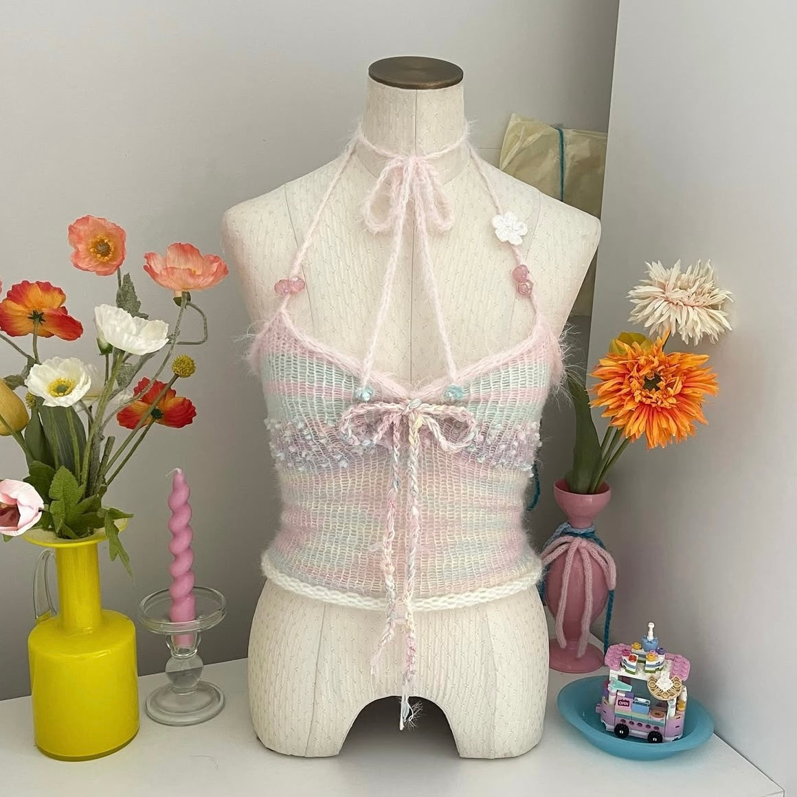 Handmade Crochet Top #4 ୨୧