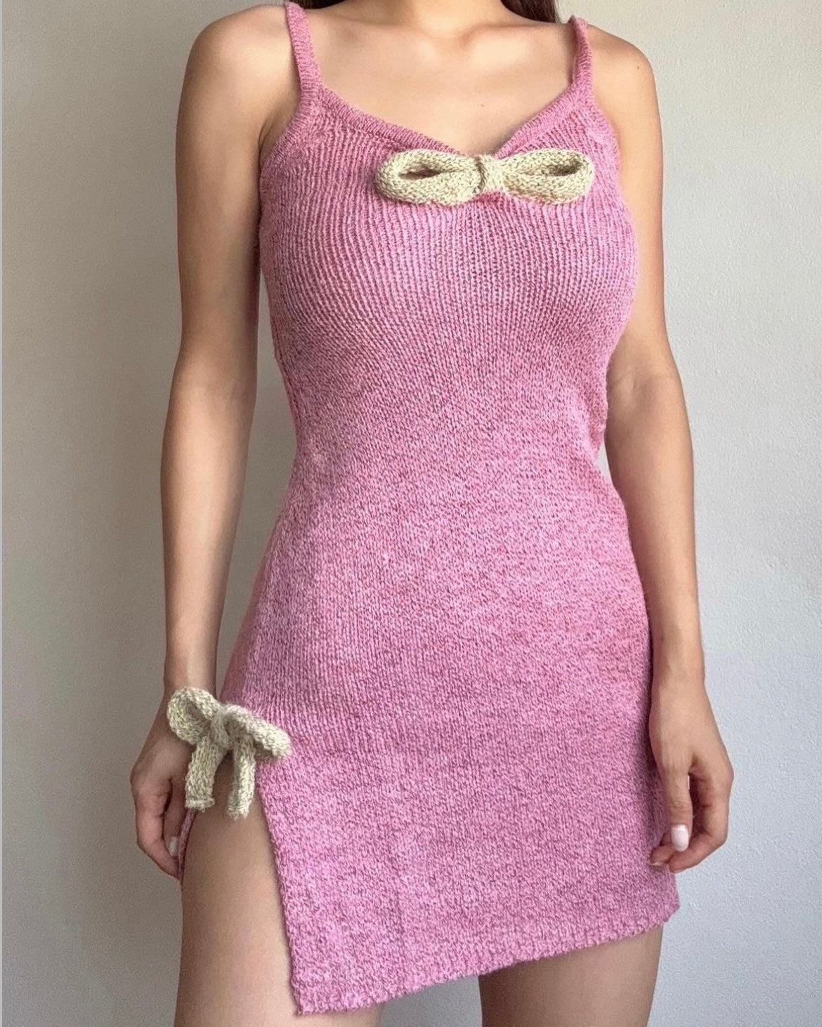 Ribbon One-piece Dress (4色入)