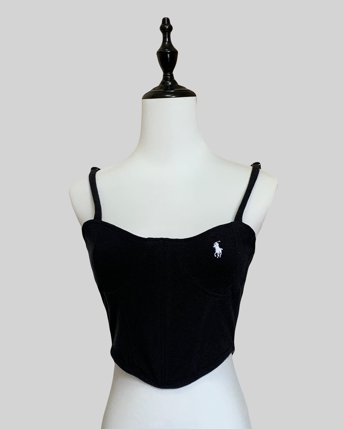 Black Ralph Lauren Remade Camisole Corset