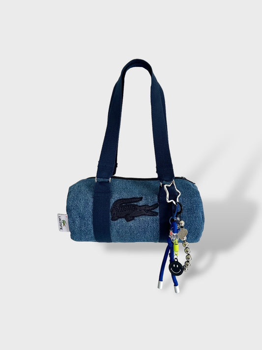 Denim Lacoste Barrel Bag #6💙