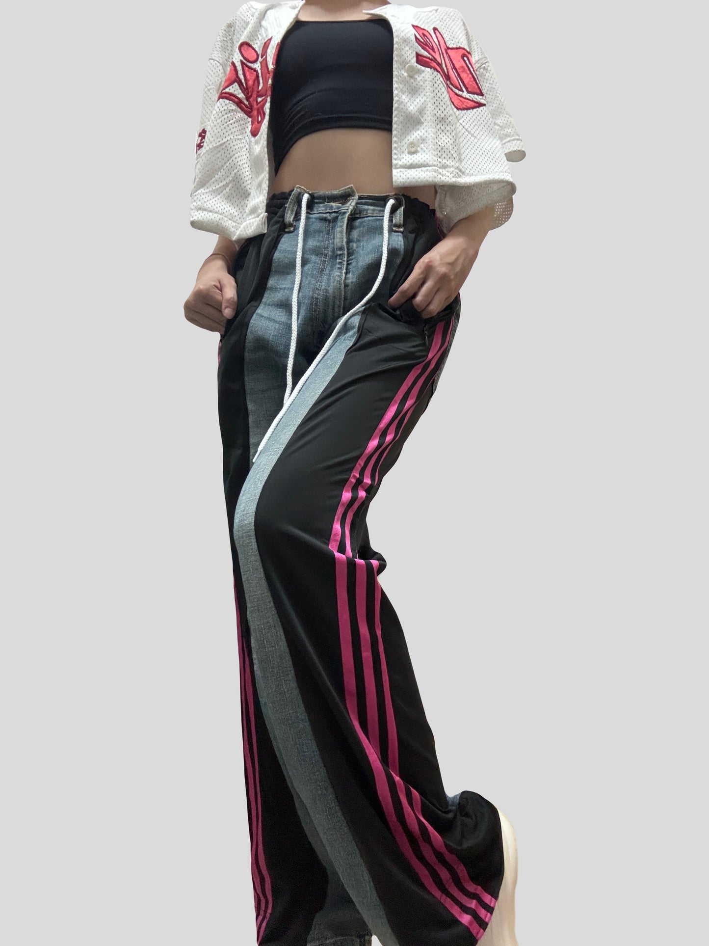 Blackpink Adidas Remade Jeans X Sweatpants #11