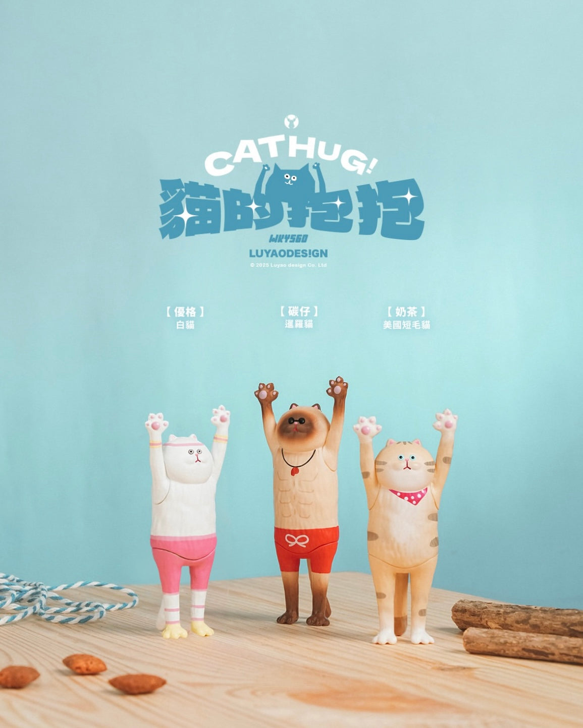 “貓的抱抱” 小模型盲盒🐈