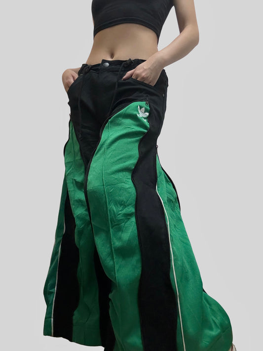 小個子版本: Green Sweatpants X Black Jeans Remade #57