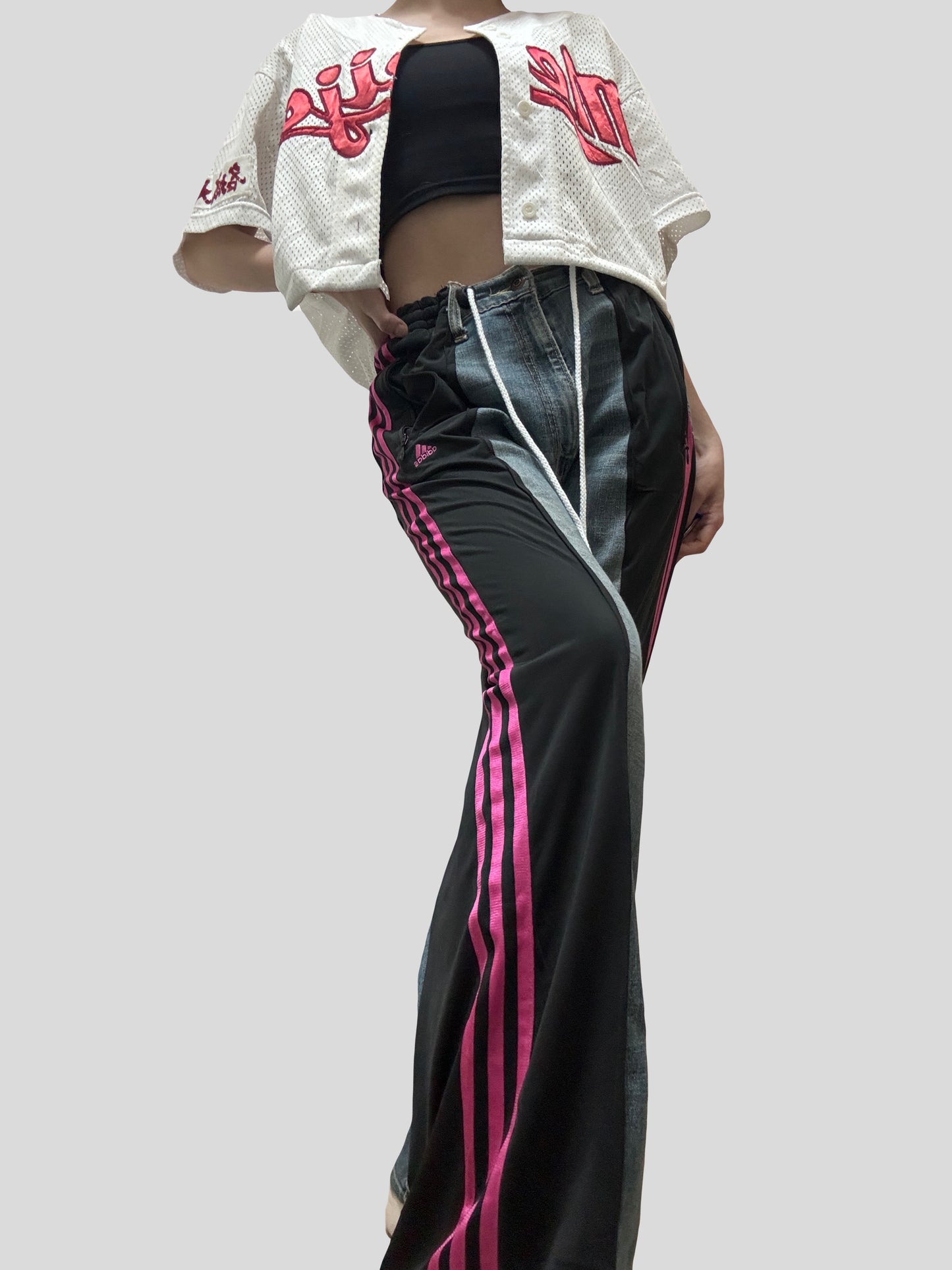 Blackpink Adidas Remade Jeans X Sweatpants #11