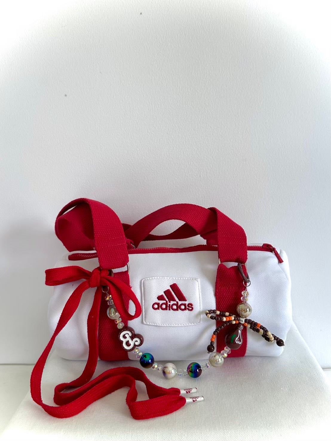 Red Adidas Barrel Bag #8❤️‍🔥