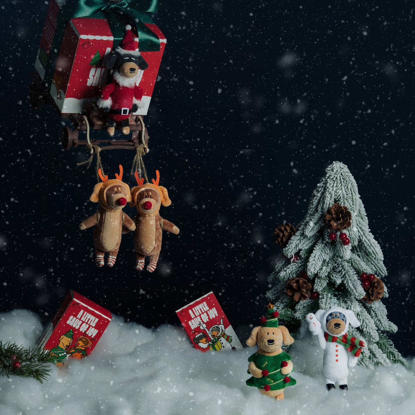 泰國臘腸狗盲盒 (🎄聖誕節ver.)