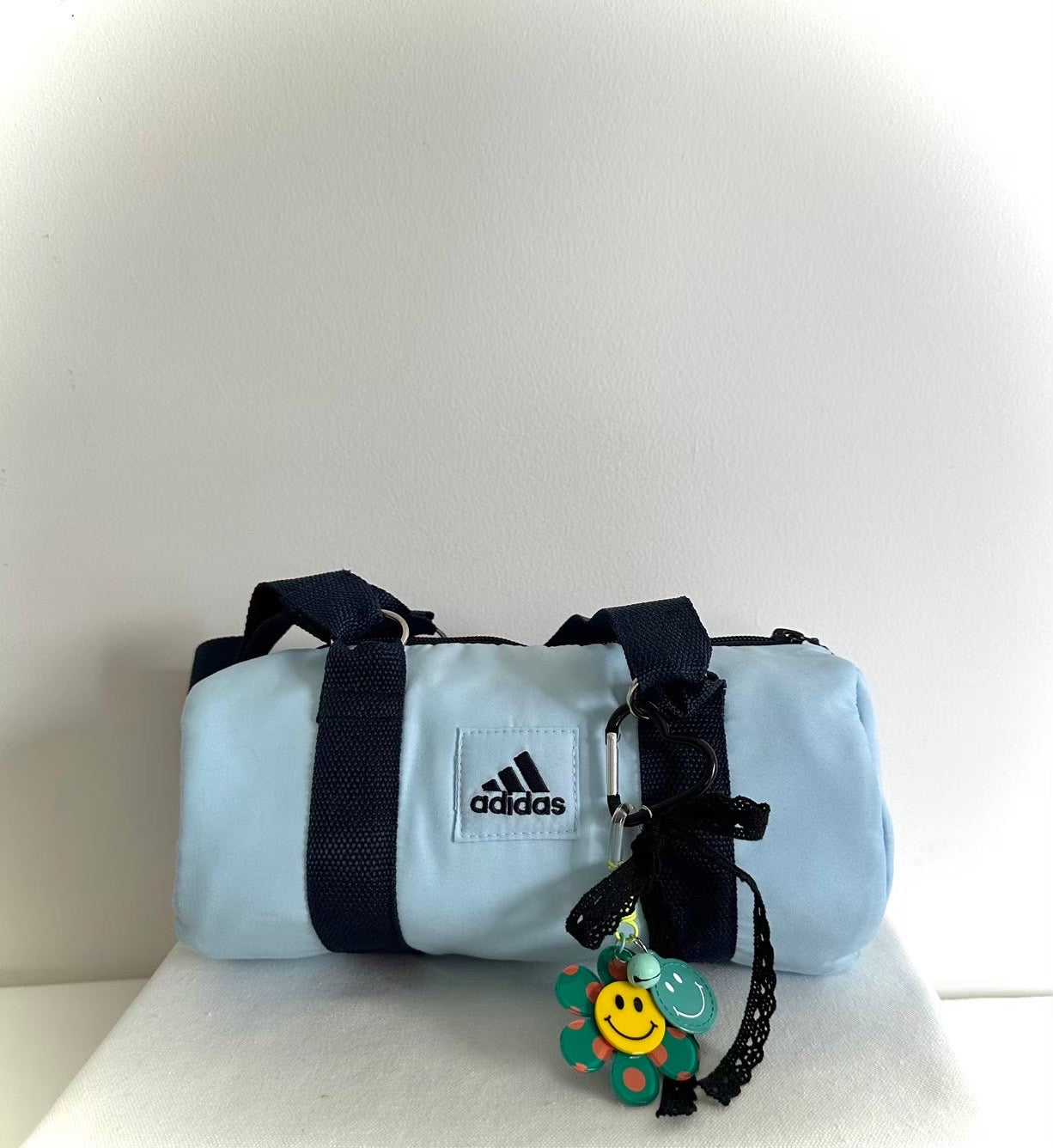 Sky Blue Adidas Barrel Bag #5🩵