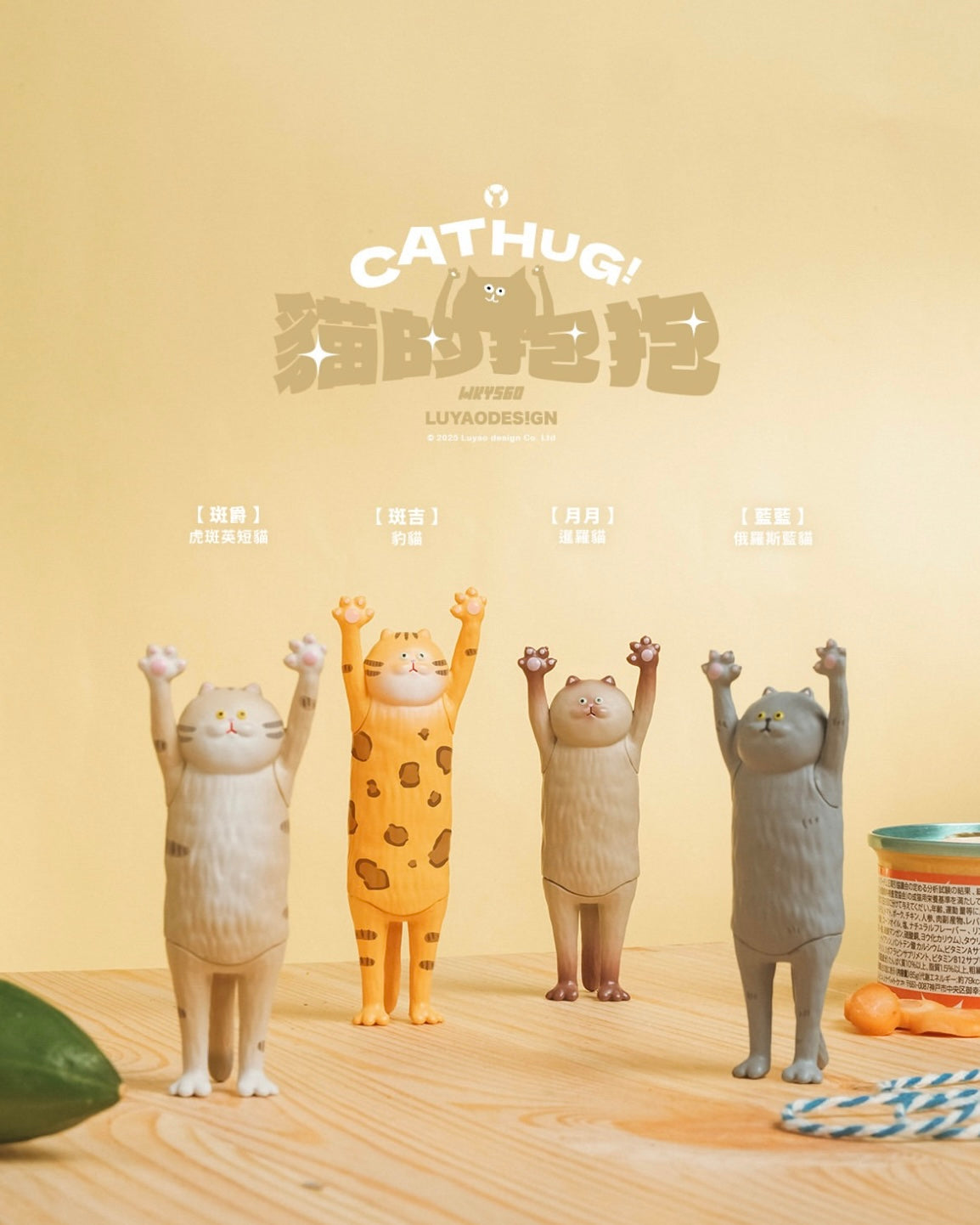 “貓的抱抱” 小模型盲盒🐈