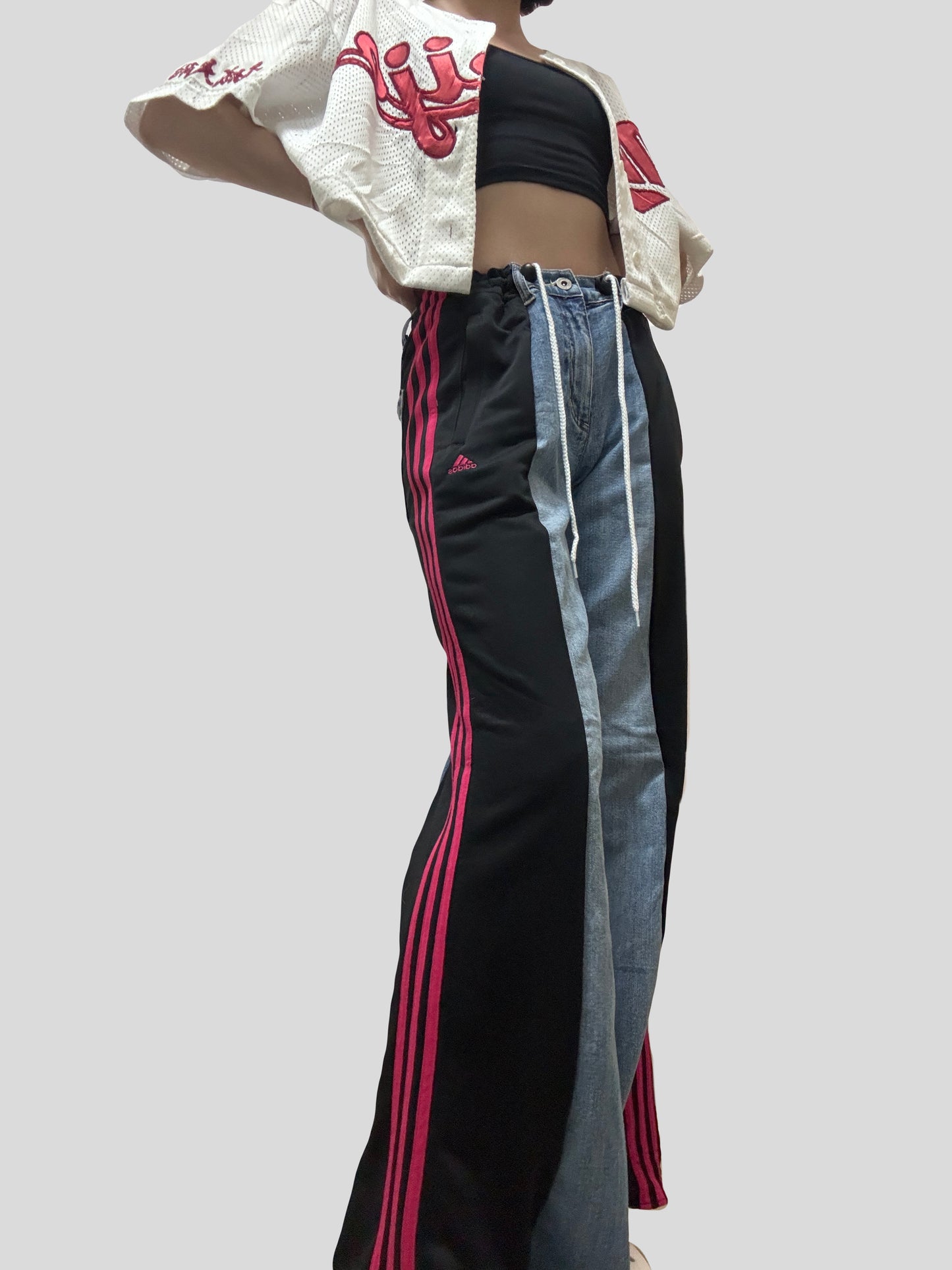 Blackpink Adidas Remade Jeans X Sweatpants #13