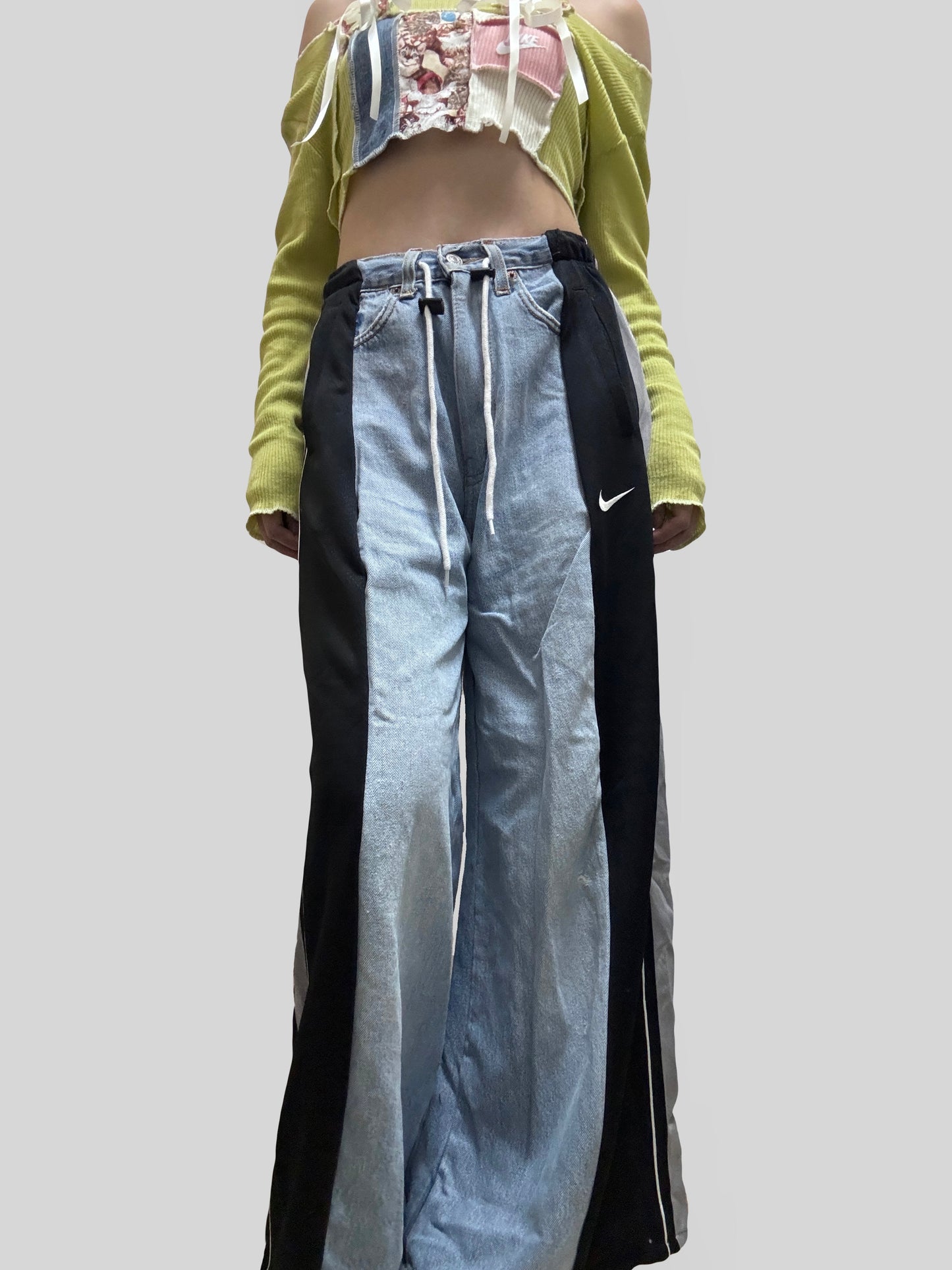 Grey Nike 2tones Sweatpants X Levi’s Jeans #71