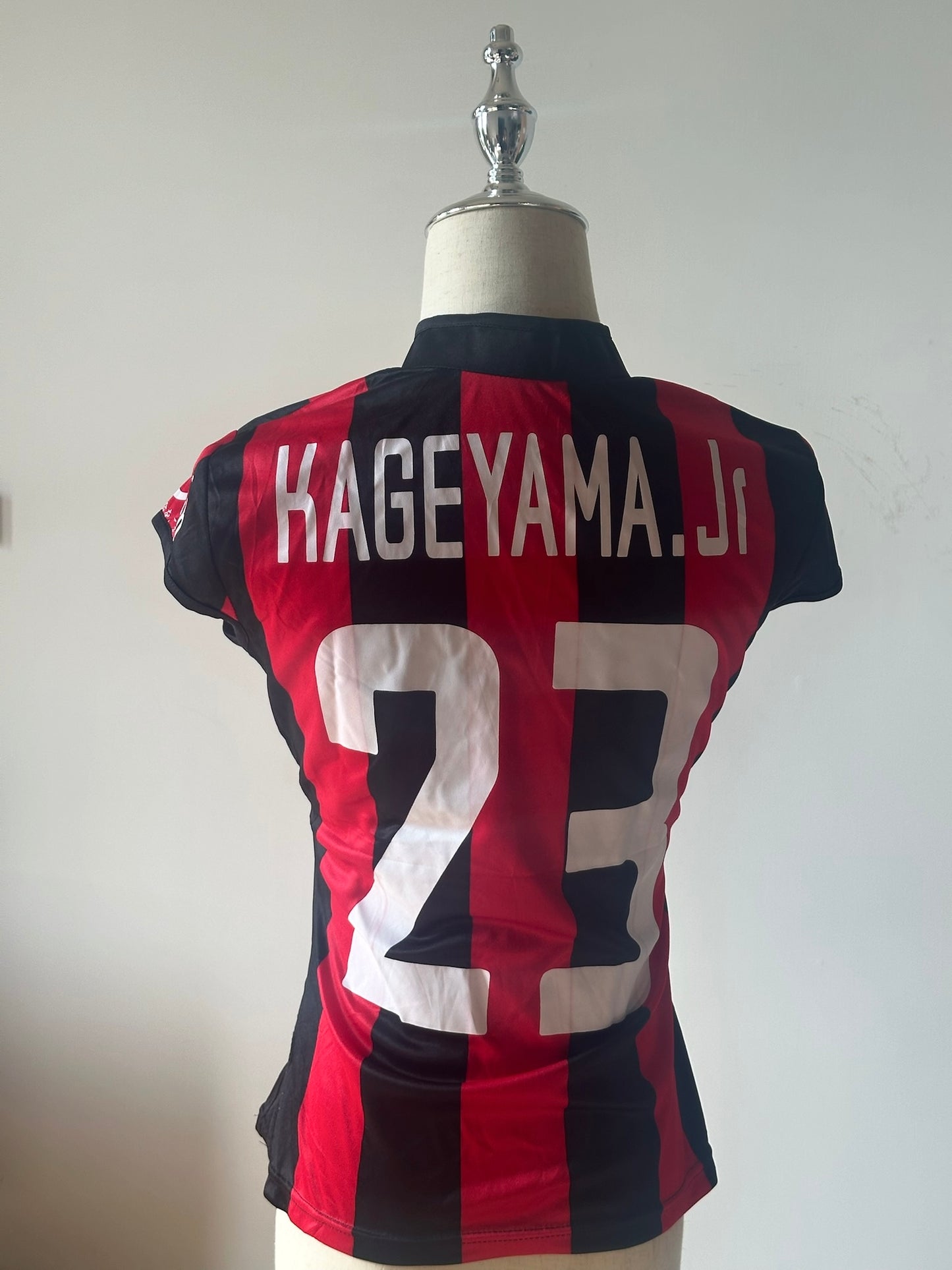 AC Milan Inspired Remake Jersey Top 🖤❤️