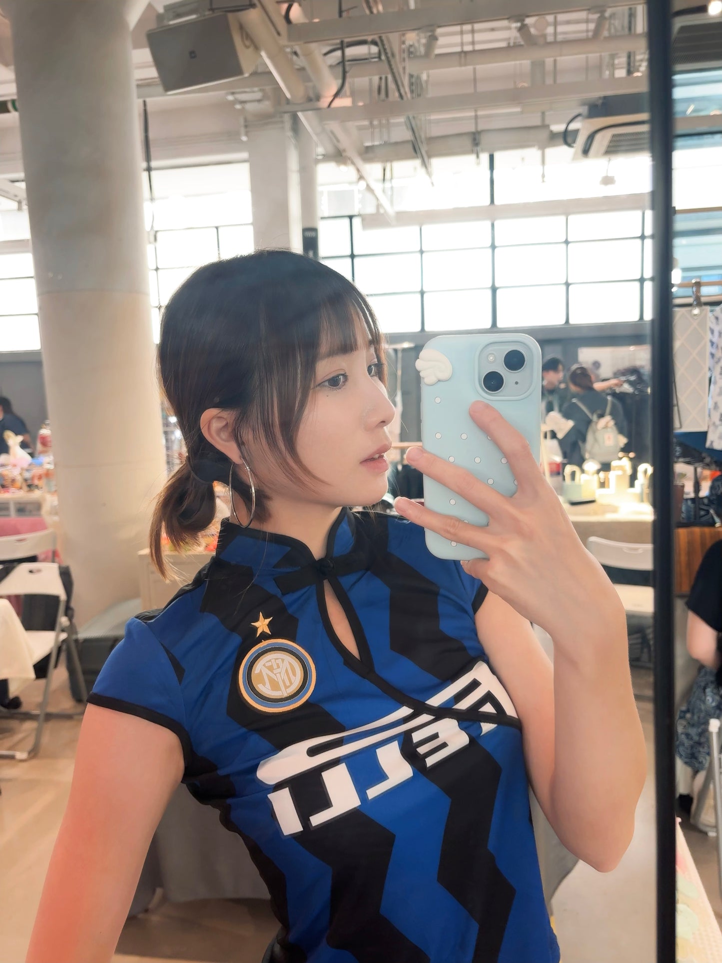 Inter Milan Inspired Remake Jersey Top 🖤💙 (微瑕疵品)