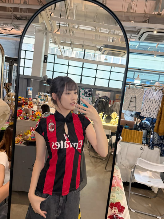 AC Milian Remake Jersey Top 🖤❤️